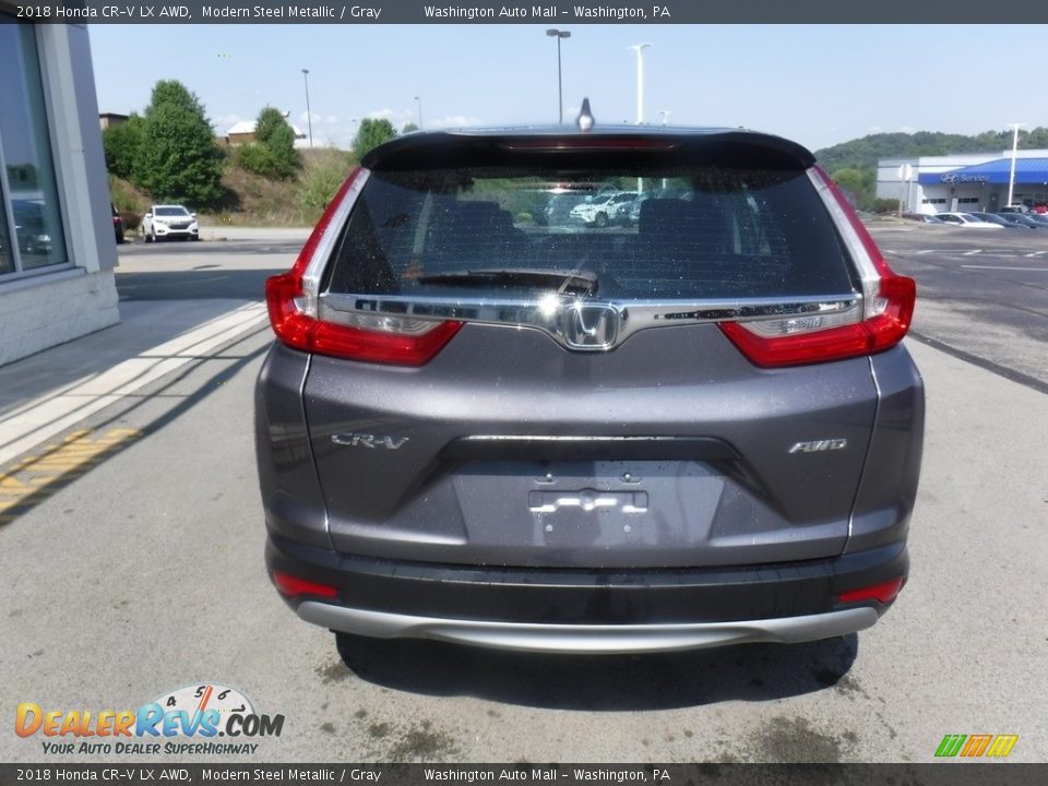 2018 Honda CR-V LX AWD Modern Steel Metallic / Gray Photo #8