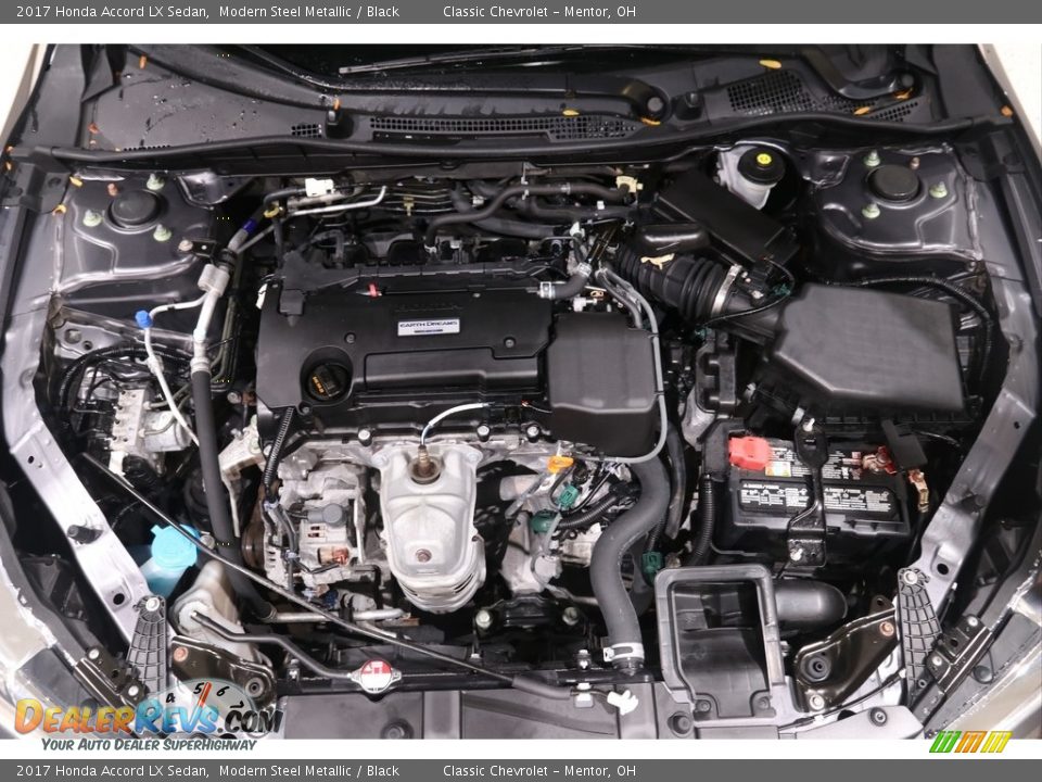 2017 Honda Accord LX Sedan Modern Steel Metallic / Black Photo #21