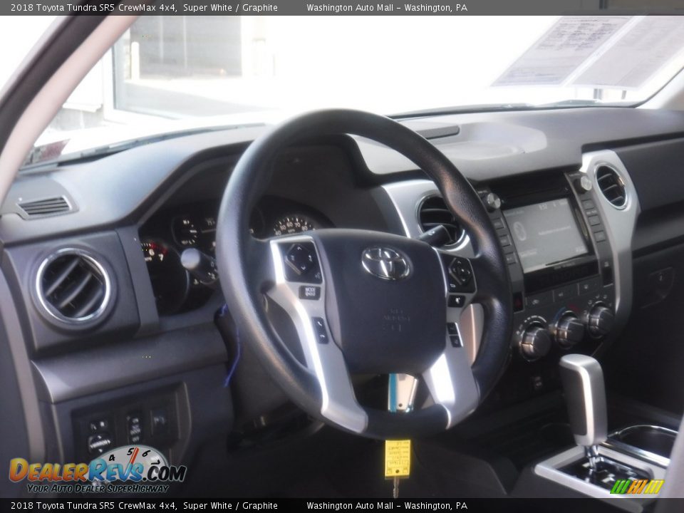 2018 Toyota Tundra SR5 CrewMax 4x4 Super White / Graphite Photo #19