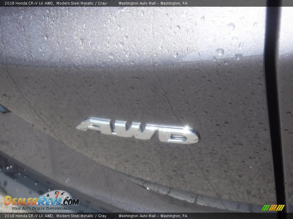 2018 Honda CR-V LX AWD Modern Steel Metallic / Gray Photo #10
