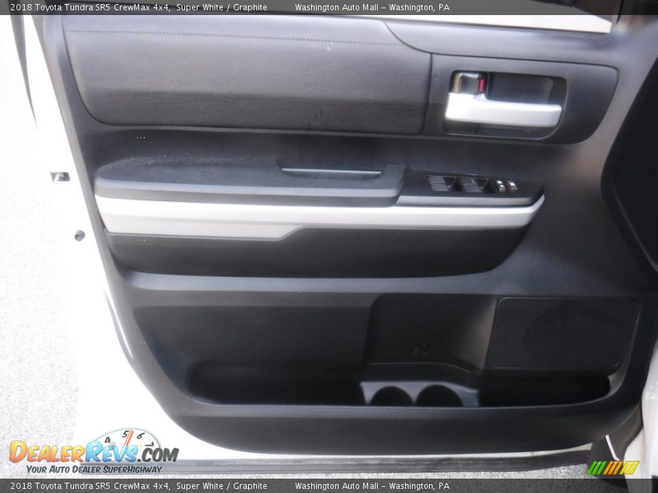 2018 Toyota Tundra SR5 CrewMax 4x4 Super White / Graphite Photo #20