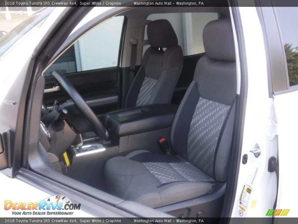 2018 Toyota Tundra SR5 CrewMax 4x4 Super White / Graphite Photo #21