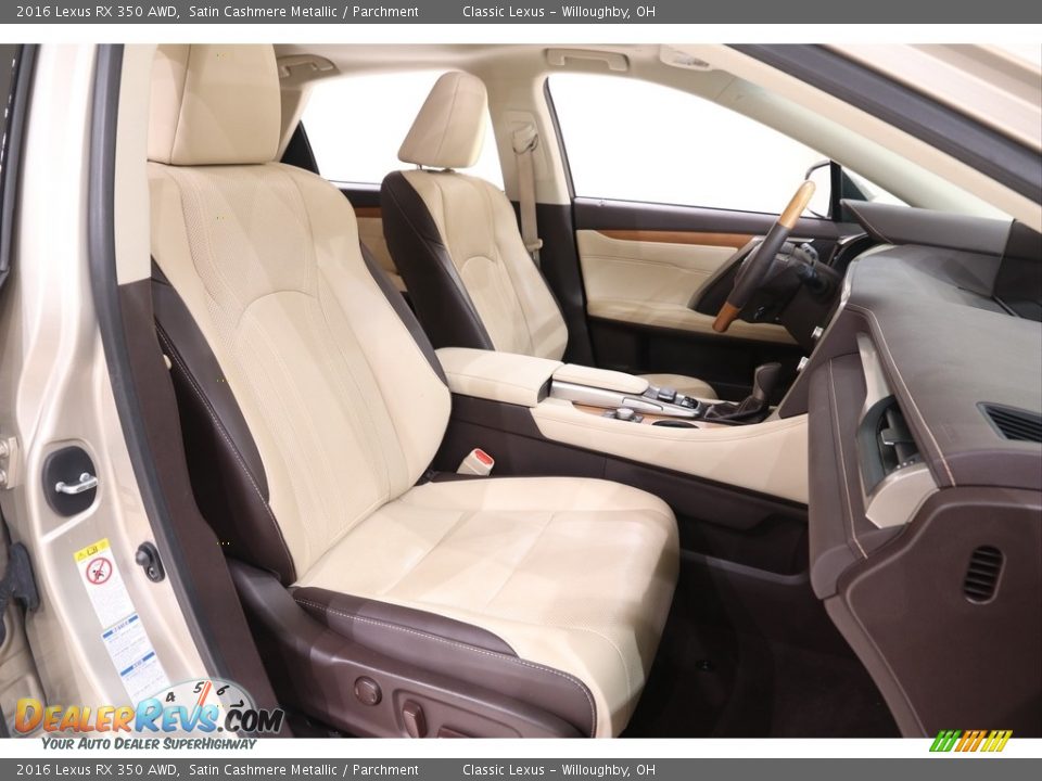 Front Seat of 2016 Lexus RX 350 AWD Photo #18