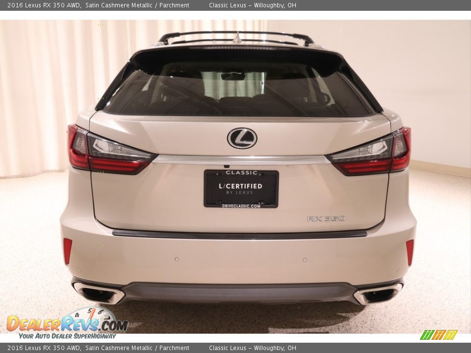 2016 Lexus RX 350 AWD Satin Cashmere Metallic / Parchment Photo #21