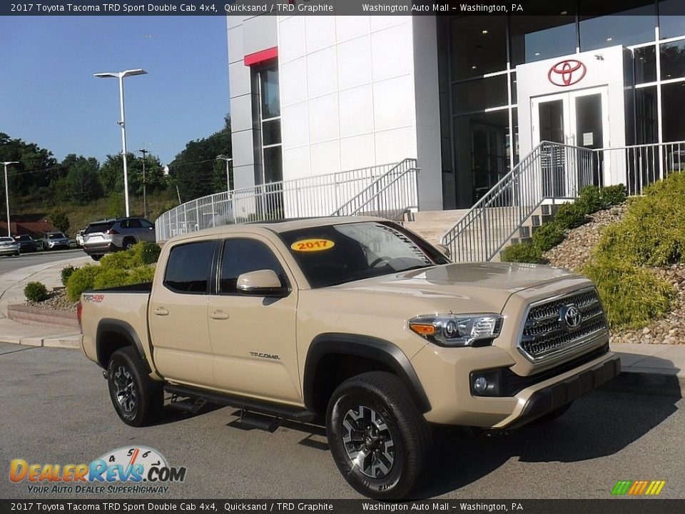 2017 Toyota Tacoma TRD Sport Double Cab 4x4 Quicksand / TRD Graphite Photo #1