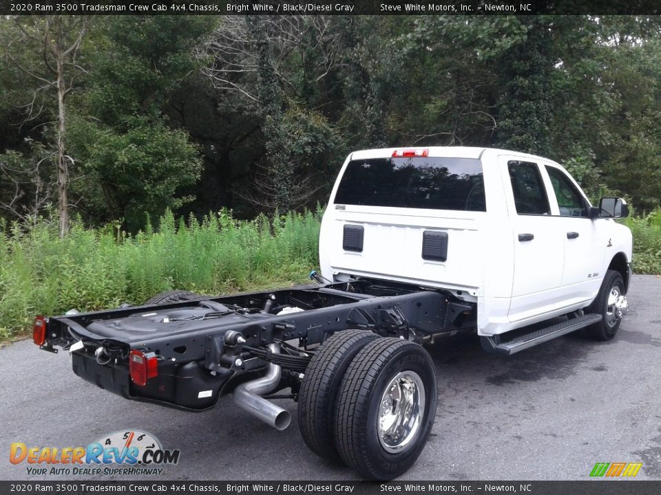 2020 Ram 3500 Tradesman Crew Cab 4x4 Chassis Bright White / Black/Diesel Gray Photo #6