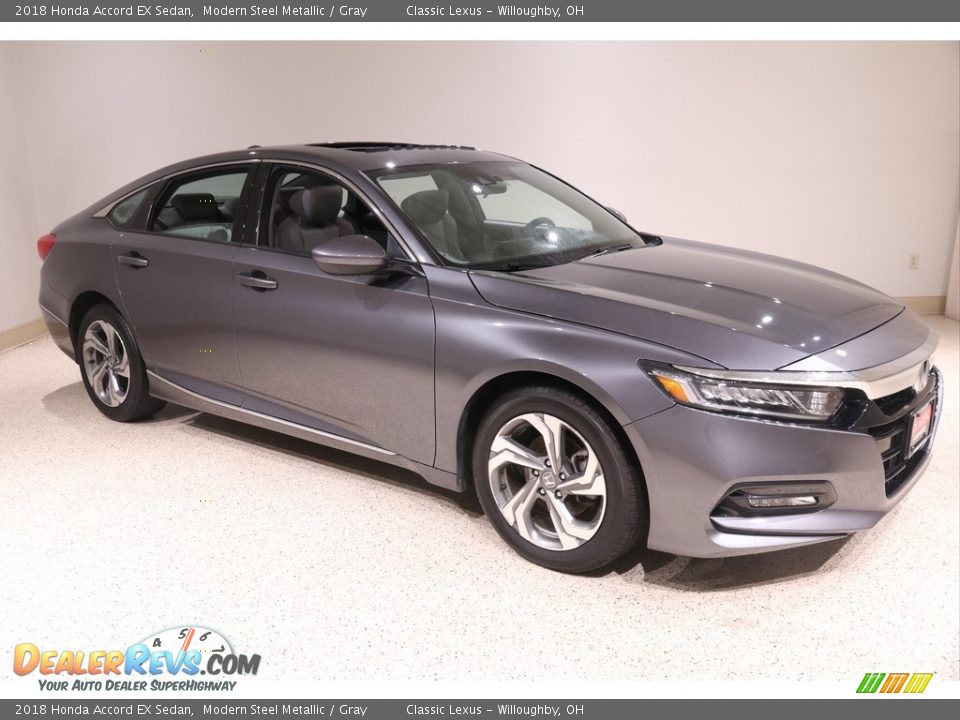 2018 Honda Accord EX Sedan Modern Steel Metallic / Gray Photo #1