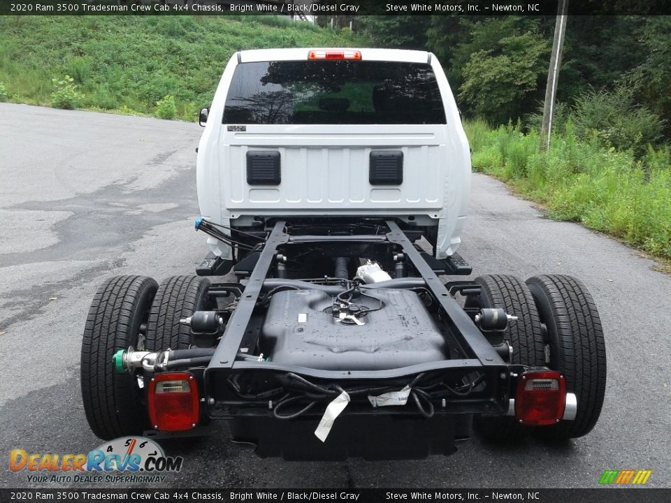 2020 Ram 3500 Tradesman Crew Cab 4x4 Chassis Bright White / Black/Diesel Gray Photo #7