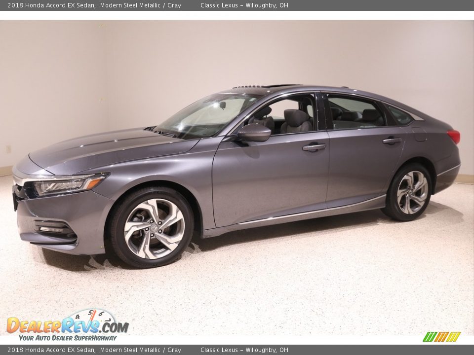 2018 Honda Accord EX Sedan Modern Steel Metallic / Gray Photo #3