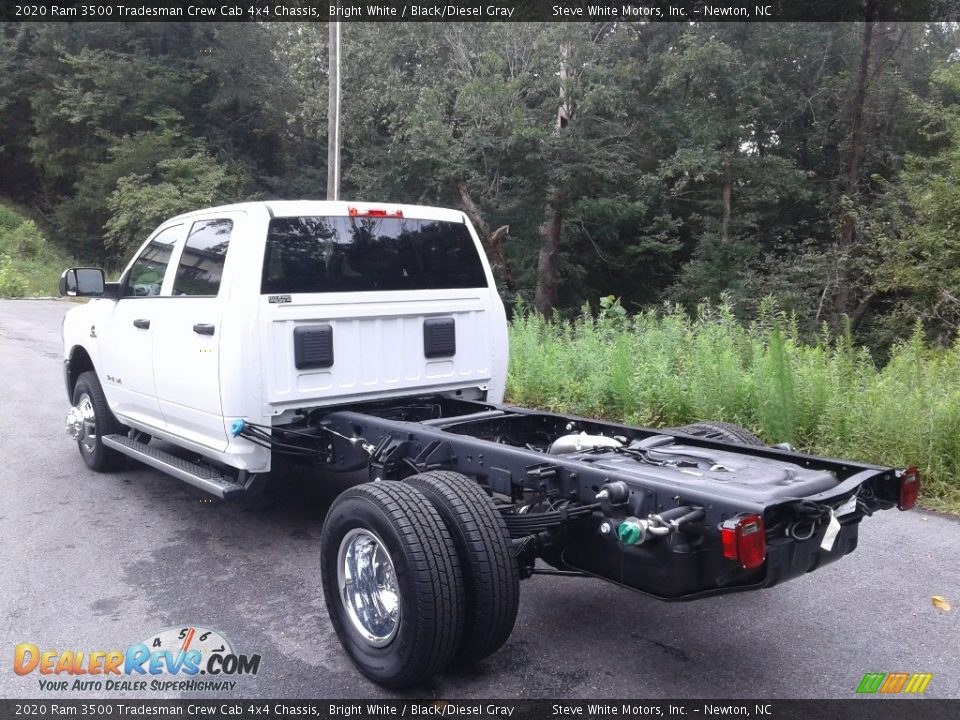 2020 Ram 3500 Tradesman Crew Cab 4x4 Chassis Bright White / Black/Diesel Gray Photo #8