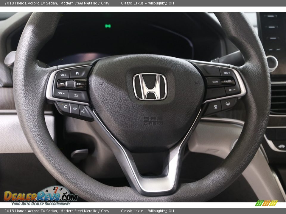 2018 Honda Accord EX Sedan Modern Steel Metallic / Gray Photo #6
