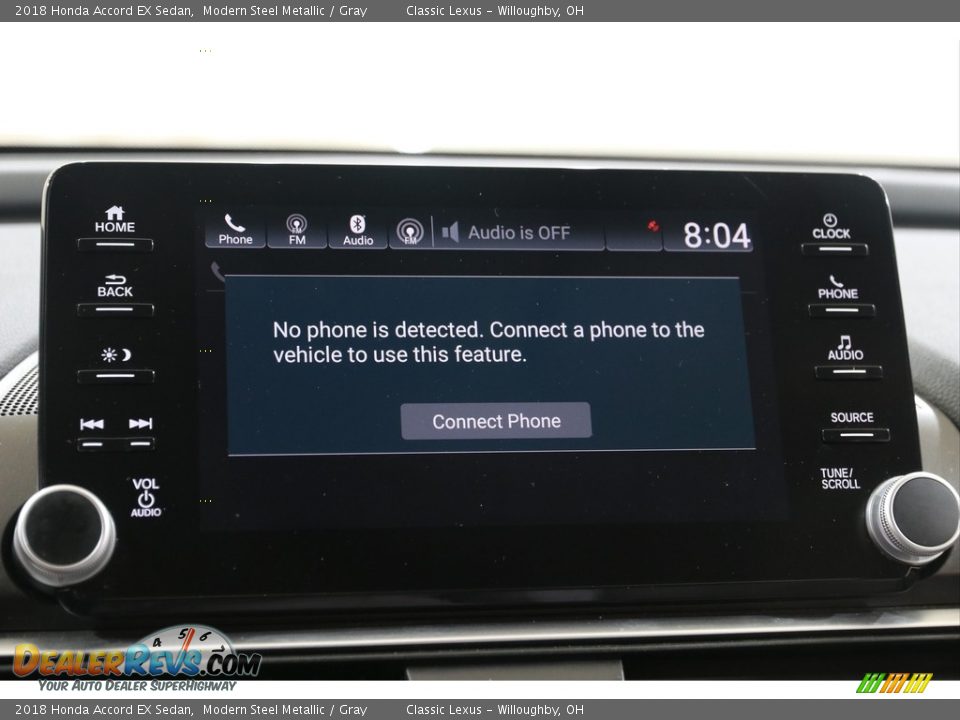 2018 Honda Accord EX Sedan Modern Steel Metallic / Gray Photo #11