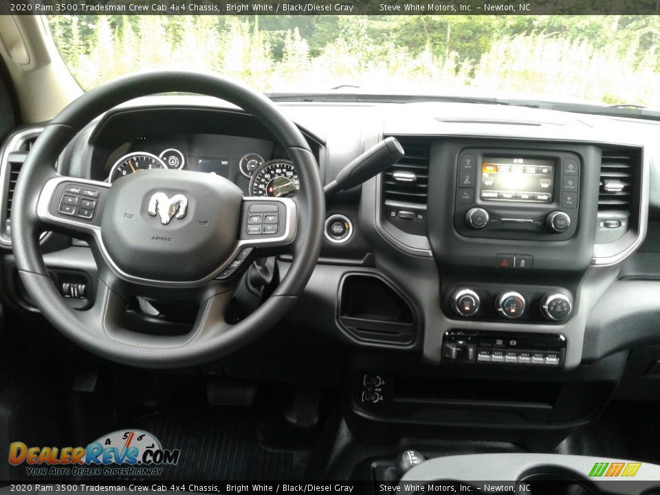 2020 Ram 3500 Tradesman Crew Cab 4x4 Chassis Bright White / Black/Diesel Gray Photo #16