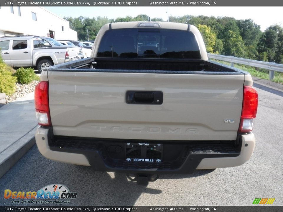 2017 Toyota Tacoma TRD Sport Double Cab 4x4 Quicksand / TRD Graphite Photo #16