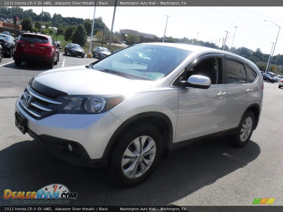 2013 Honda CR-V EX AWD Alabaster Silver Metallic / Black Photo #6