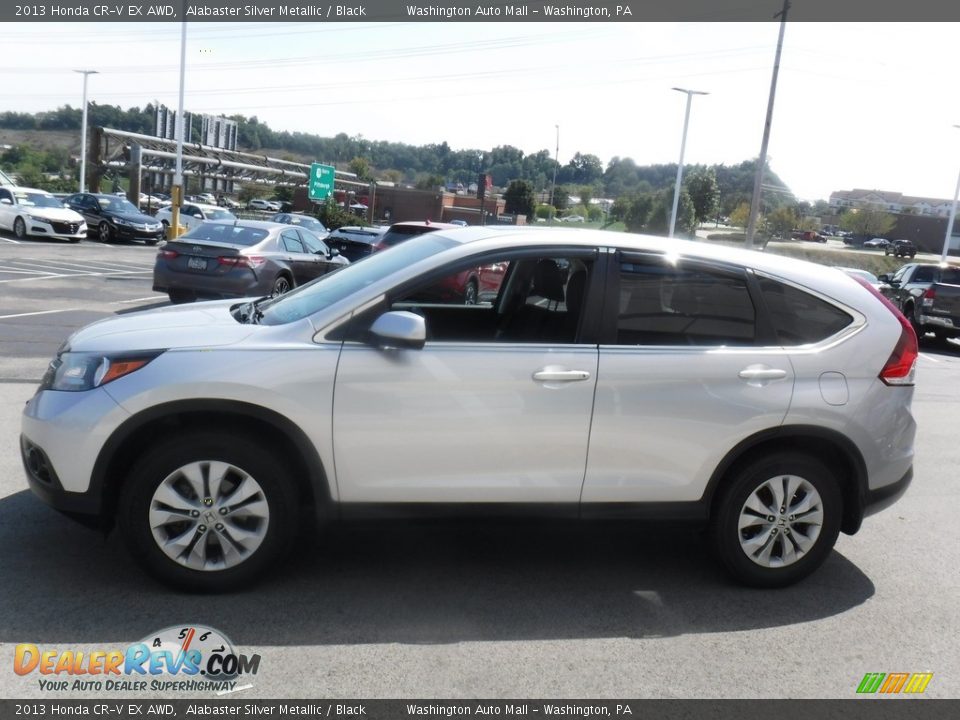 2013 Honda CR-V EX AWD Alabaster Silver Metallic / Black Photo #7