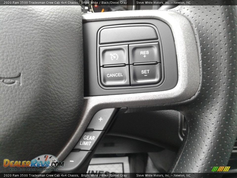 2020 Ram 3500 Tradesman Crew Cab 4x4 Chassis Bright White / Black/Diesel Gray Photo #18
