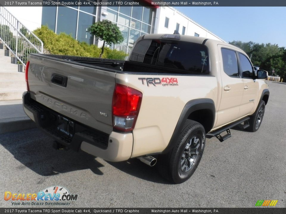 2017 Toyota Tacoma TRD Sport Double Cab 4x4 Quicksand / TRD Graphite Photo #18