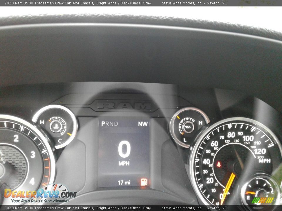 2020 Ram 3500 Tradesman Crew Cab 4x4 Chassis Bright White / Black/Diesel Gray Photo #19