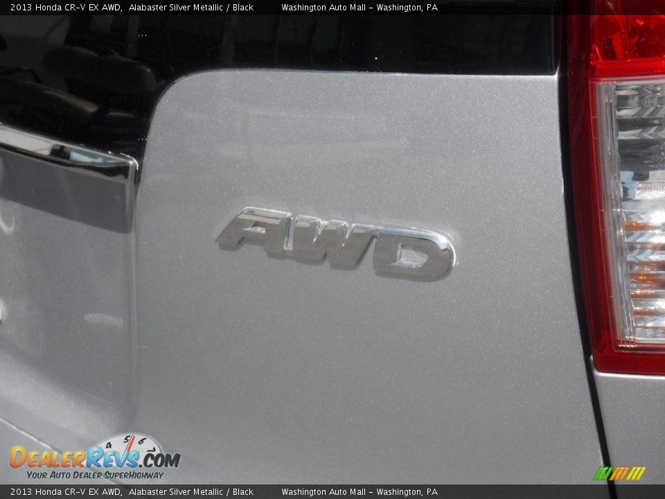 2013 Honda CR-V EX AWD Alabaster Silver Metallic / Black Photo #11