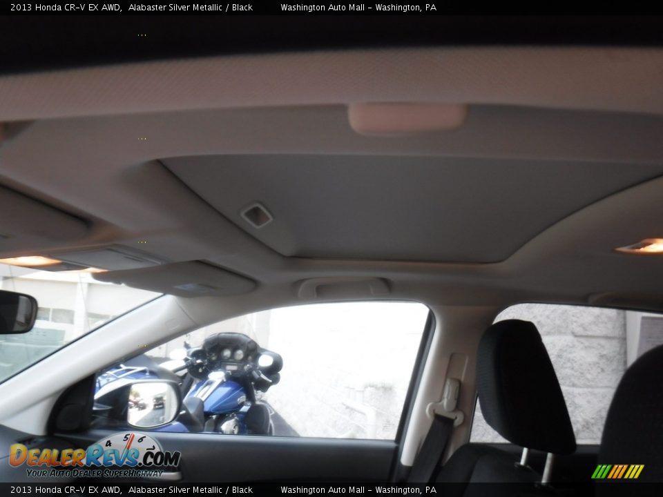 2013 Honda CR-V EX AWD Alabaster Silver Metallic / Black Photo #12