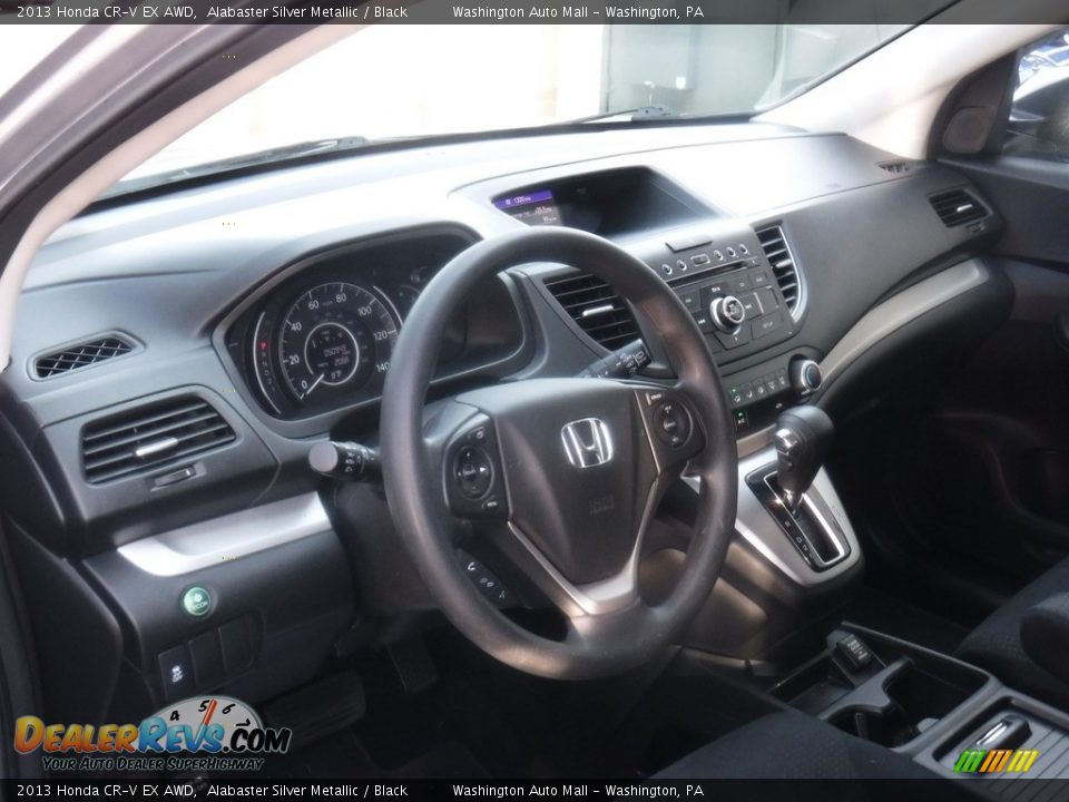 2013 Honda CR-V EX AWD Alabaster Silver Metallic / Black Photo #13