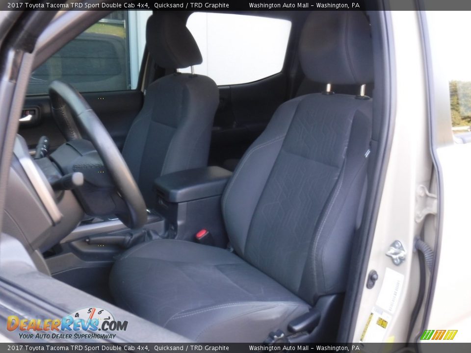 2017 Toyota Tacoma TRD Sport Double Cab 4x4 Quicksand / TRD Graphite Photo #24