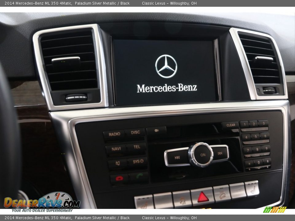 2014 Mercedes-Benz ML 350 4Matic Paladium Silver Metallic / Black Photo #8