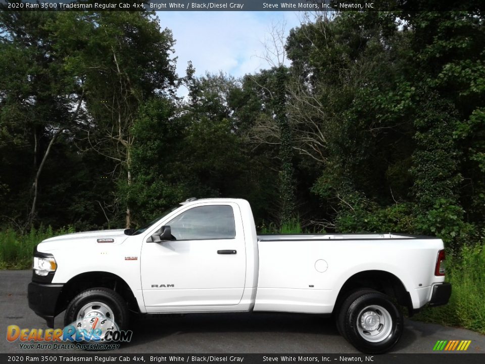 2020 Ram 3500 Tradesman Regular Cab 4x4 Bright White / Black/Diesel Gray Photo #1