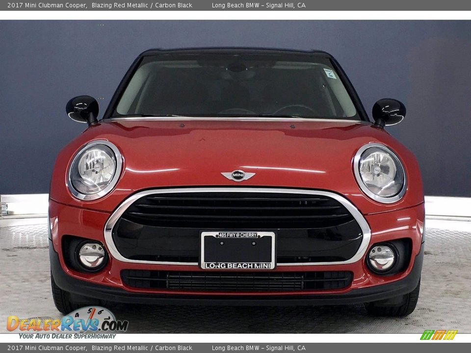 2017 Mini Clubman Cooper Blazing Red Metallic / Carbon Black Photo #2