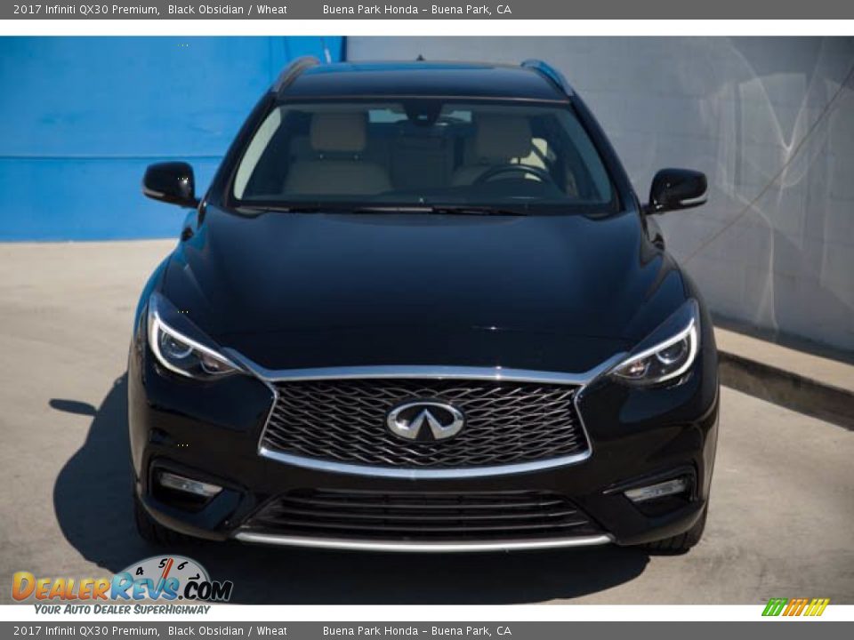 2017 Infiniti QX30 Premium Black Obsidian / Wheat Photo #7