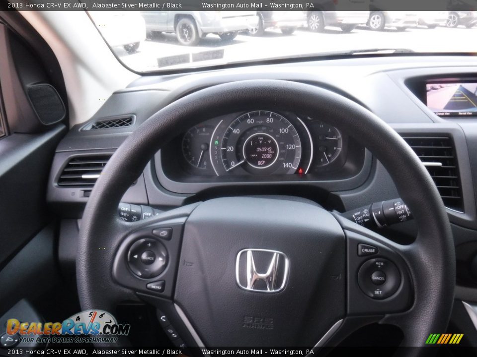 2013 Honda CR-V EX AWD Alabaster Silver Metallic / Black Photo #20