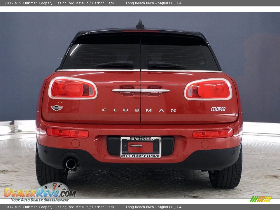 2017 Mini Clubman Cooper Blazing Red Metallic / Carbon Black Photo #3