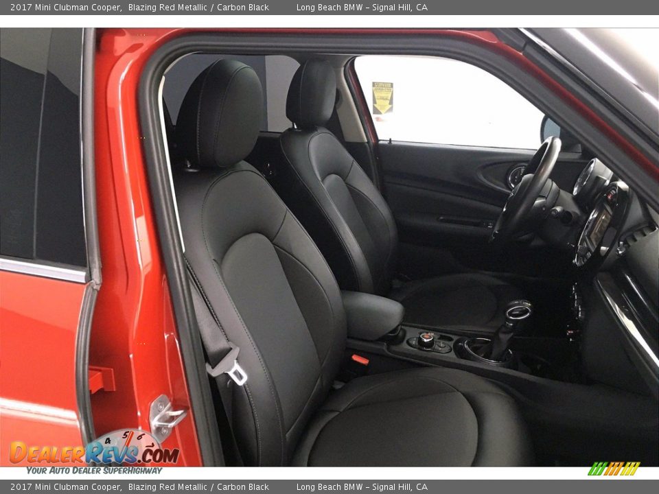 2017 Mini Clubman Cooper Blazing Red Metallic / Carbon Black Photo #6