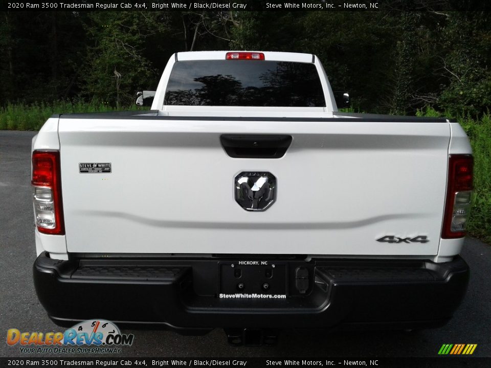 2020 Ram 3500 Tradesman Regular Cab 4x4 Bright White / Black/Diesel Gray Photo #7