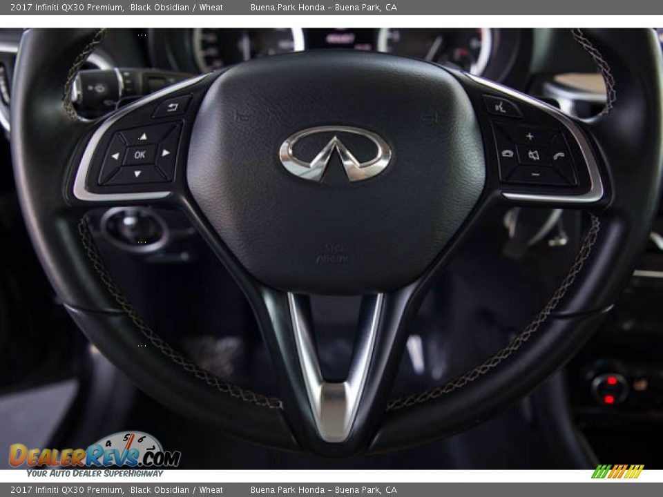 2017 Infiniti QX30 Premium Steering Wheel Photo #13