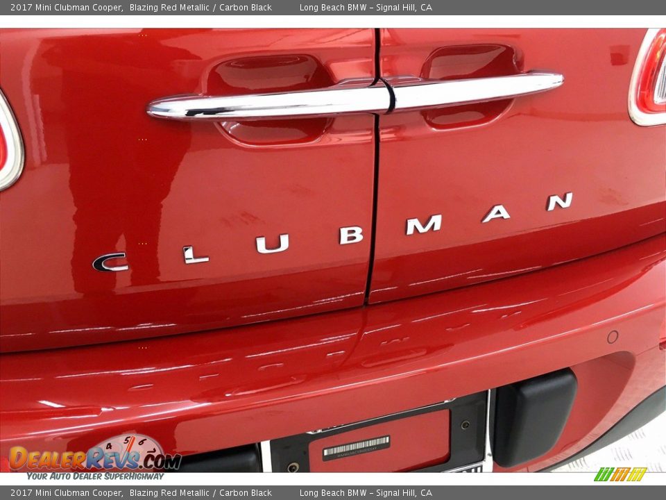 2017 Mini Clubman Cooper Blazing Red Metallic / Carbon Black Photo #7