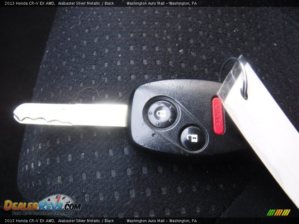 2013 Honda CR-V EX AWD Alabaster Silver Metallic / Black Photo #26