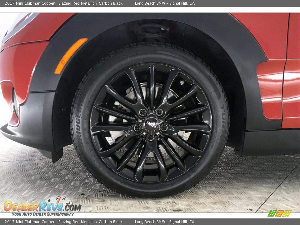 2017 Mini Clubman Cooper Blazing Red Metallic / Carbon Black Photo #8