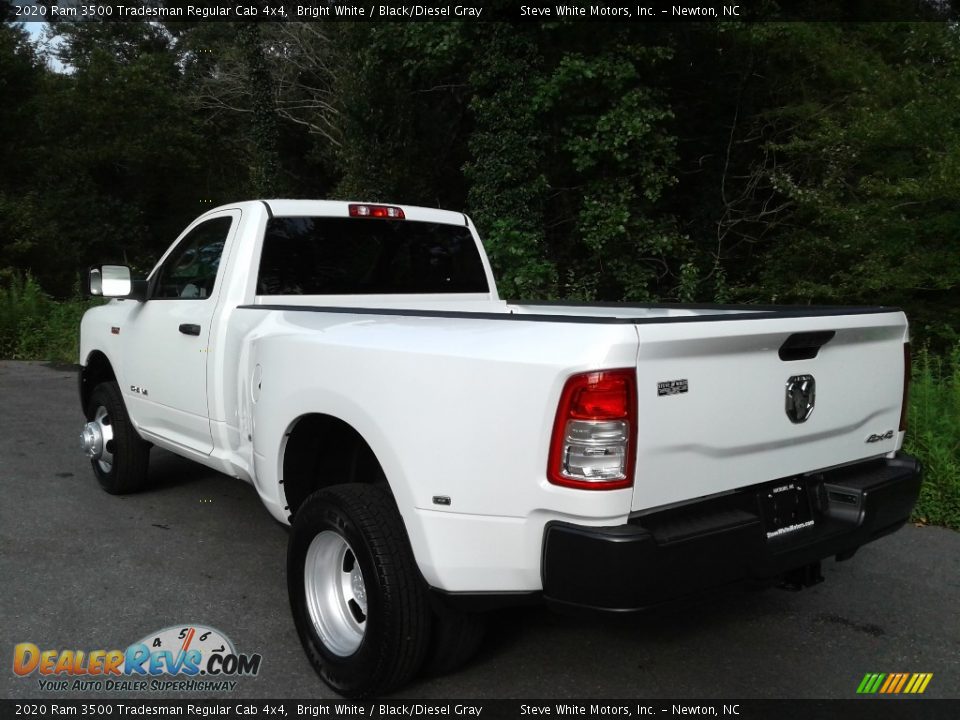 2020 Ram 3500 Tradesman Regular Cab 4x4 Bright White / Black/Diesel Gray Photo #9