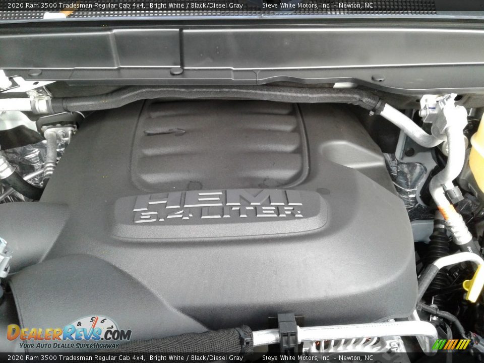 2020 Ram 3500 Tradesman Regular Cab 4x4 Bright White / Black/Diesel Gray Photo #10