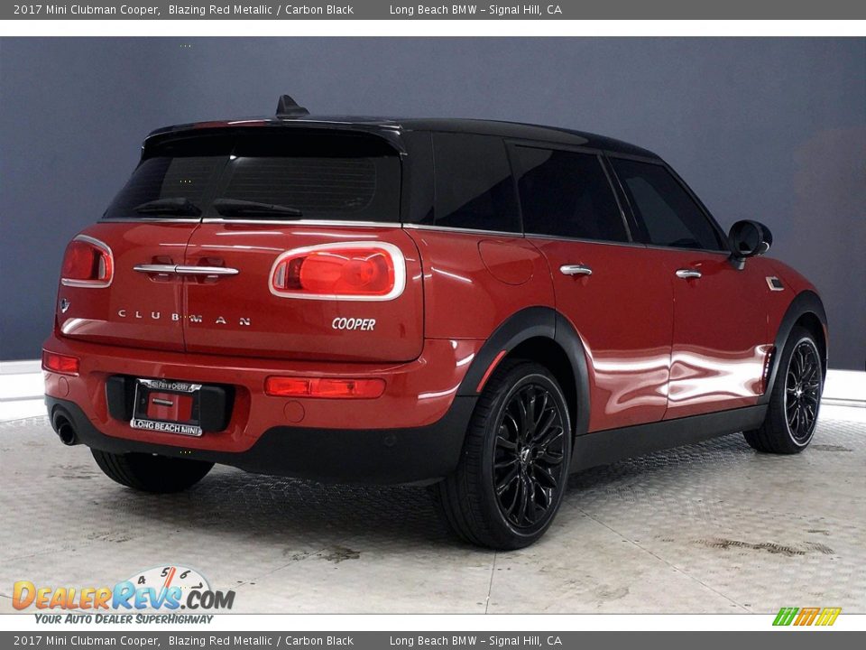 2017 Mini Clubman Cooper Blazing Red Metallic / Carbon Black Photo #13