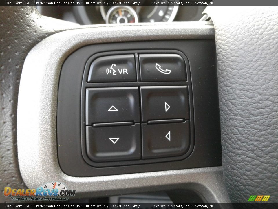 2020 Ram 3500 Tradesman Regular Cab 4x4 Bright White / Black/Diesel Gray Photo #15