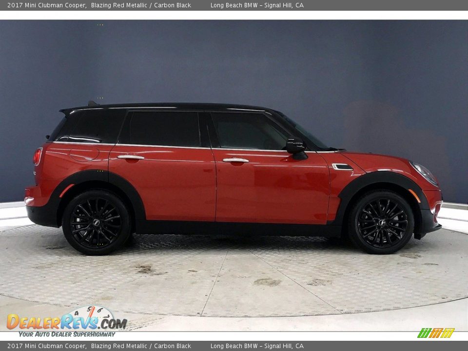 2017 Mini Clubman Cooper Blazing Red Metallic / Carbon Black Photo #14