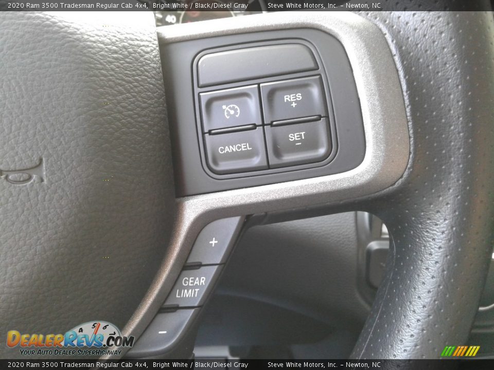 2020 Ram 3500 Tradesman Regular Cab 4x4 Bright White / Black/Diesel Gray Photo #16