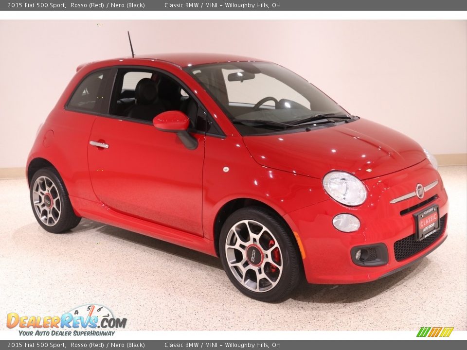 Front 3/4 View of 2015 Fiat 500 Sport Photo #1