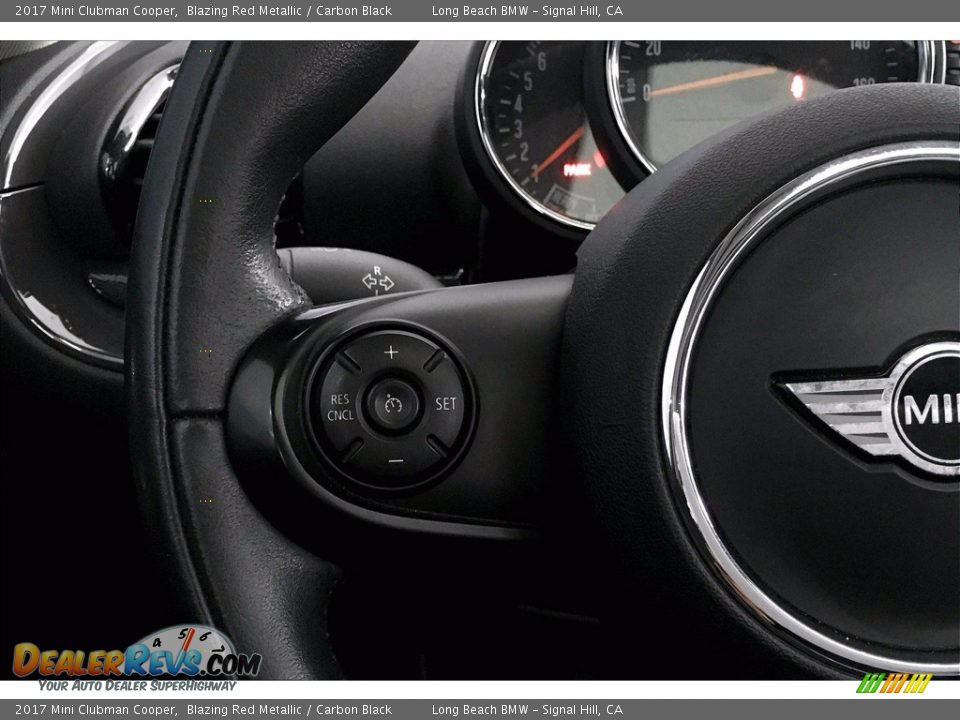 2017 Mini Clubman Cooper Blazing Red Metallic / Carbon Black Photo #18