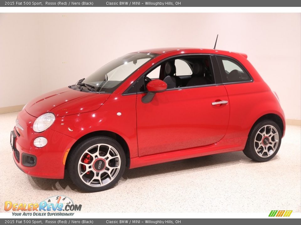 Rosso (Red) 2015 Fiat 500 Sport Photo #3