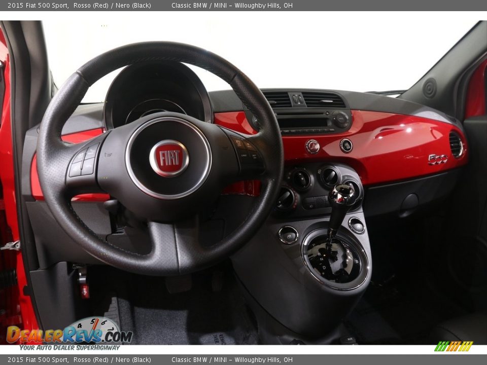 Dashboard of 2015 Fiat 500 Sport Photo #6