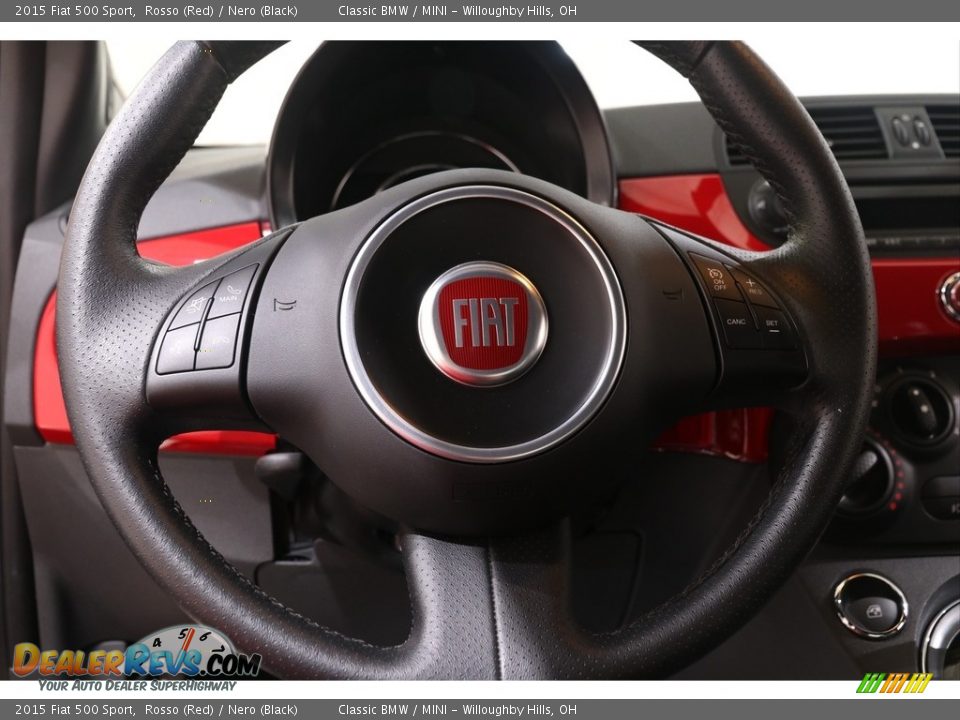 2015 Fiat 500 Sport Steering Wheel Photo #7